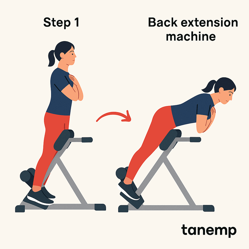 back extension machine Erector Spinae Exercises 