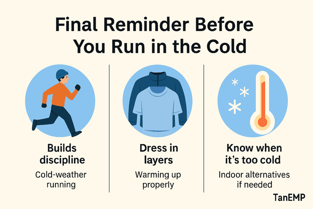 final reminder before you run in the cold