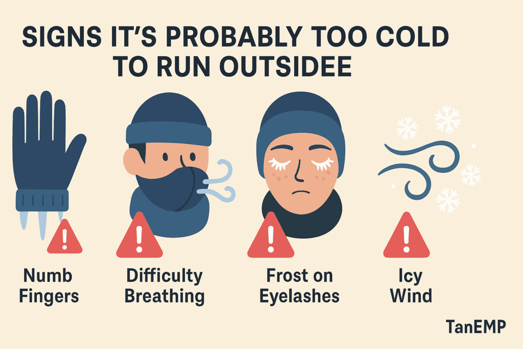 Signs It’s Probably Too Cold to Run Outside
