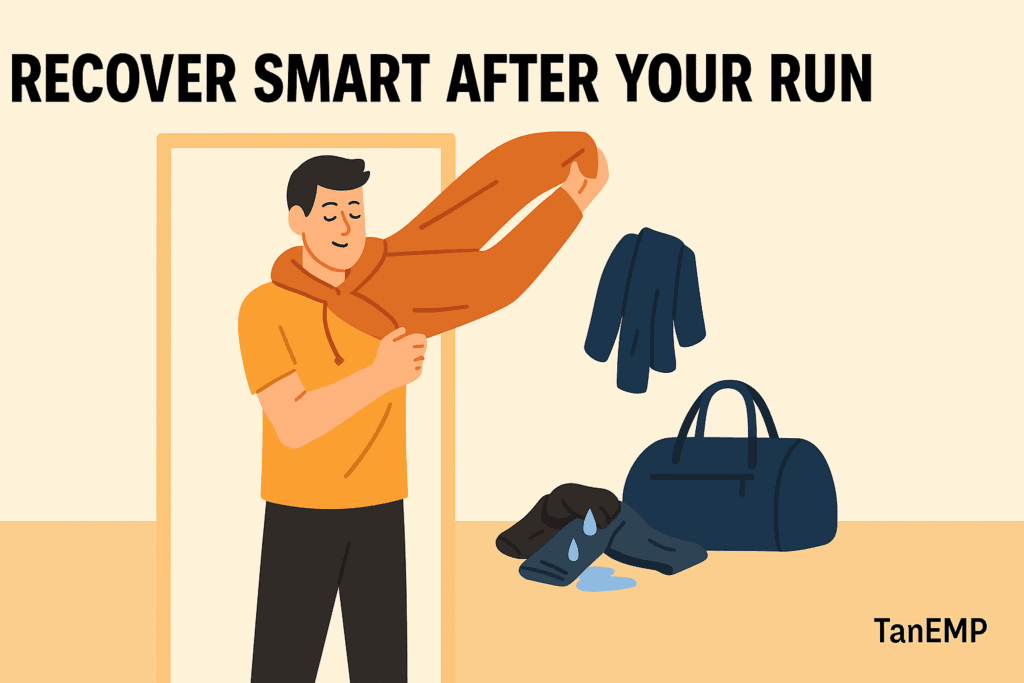 recover smart after your run with changes of clothing