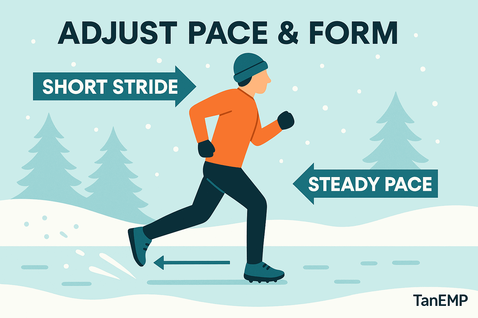 adjust your running pace and form