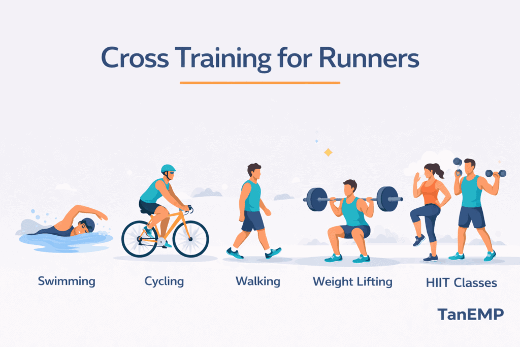 cross training recovery tips for runners to reduce stress on your body