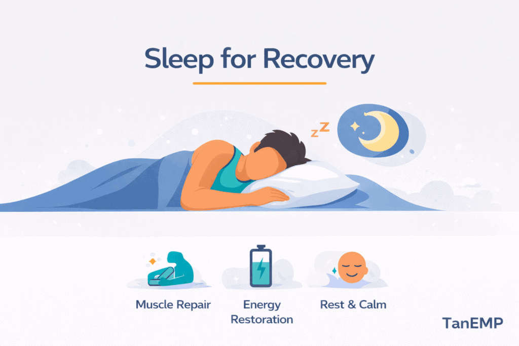 recovery tips for runners is prioritize sleep every night